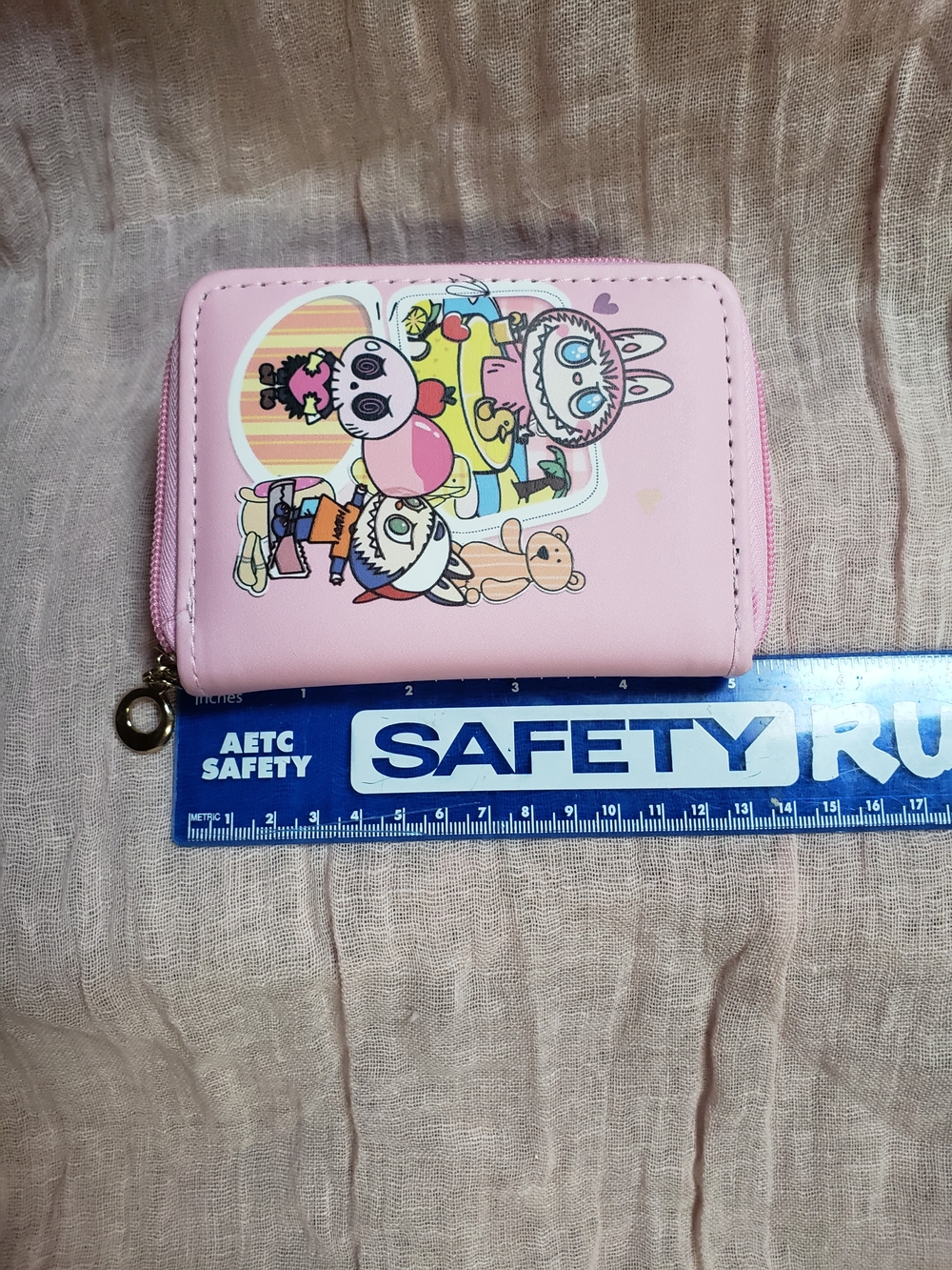 Pink Labubu Small Pets Wallet - Picture 3 of 4